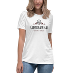 Grantige alte Frau / Lockeres Damen-T-Shirt