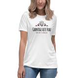 Grantige alte Frau / Lockeres Damen-T-Shirt
