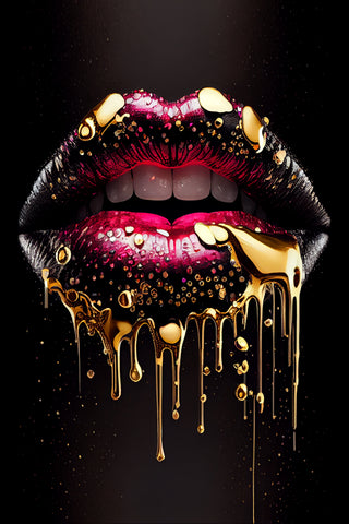 LIPS No. 10 black/ magenta/ gold