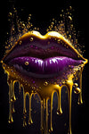 LIPS No. 22, gold / purple