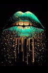 LIPS No. 27, gold / türkis 4