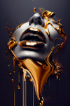 LIPS No. 34, face gold / grey
