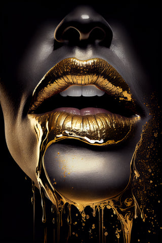 LIPS No. 35, face gold / grey 2
