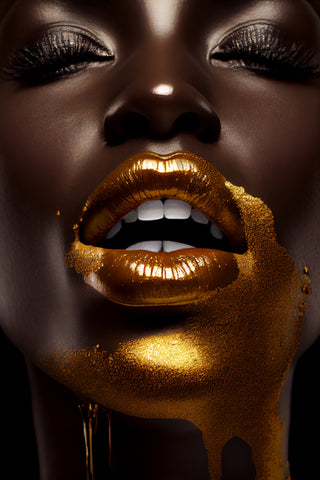 LIPS No. 39, woman gold 2