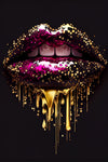 LIPS magenta / gold