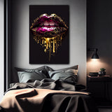 LIPS magenta / gold