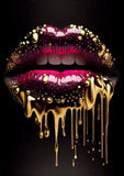 LIPS magenta / gold 2