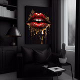 Kopie von LIPS red / gold