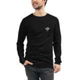 Bergauf! Langärmeliges Unisex-T-Shirt