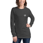 Bergauf! Langärmeliges Unisex-T-Shirt
