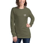 Bergauf! Langärmeliges Unisex-T-Shirt