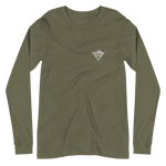Bergauf! Langärmeliges Unisex-T-Shirt