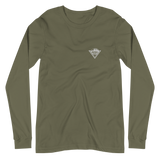 Bergauf! Langärmeliges Unisex-T-Shirt