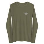 Bergauf! Langärmeliges Unisex-T-Shirt
