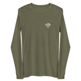 Bergauf! Langärmeliges Unisex-T-Shirt