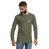 Bergauf! Langärmeliges Unisex-T-Shirt