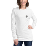 Bergauf! Langärmeliges Unisex-T-Shirt