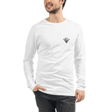 Bergauf! Langärmeliges Unisex-T-Shirt