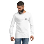 Bergauf! Langärmeliges Unisex-T-Shirt