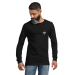 Bergauf! Langärmeliges Unisex-T-Shirt