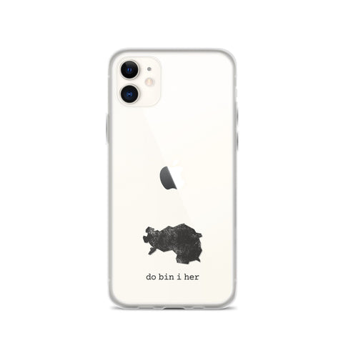 Do bin i her (Steiermark) iPhone-Hülle für helle Geräte