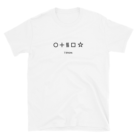 ESP-Symbol Shirt - Weiß / S - T-Shirt