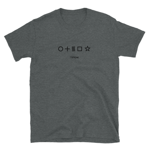 ESP-Symbol Shirt - Dunkles Heather / S - T-Shirt