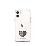Flickenherz iPhone-Hülle für helle Geräte