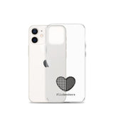 Flickenherz iPhone-Hülle für helle Geräte
