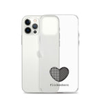 Flickenherz iPhone-Hülle für helle Geräte