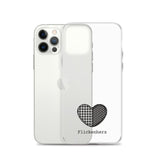 Flickenherz iPhone-Hülle für helle Geräte