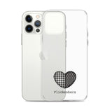 Flickenherz iPhone-Hülle für helle Geräte