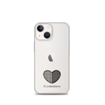 Flickenherz iPhone-Hülle für helle Geräte