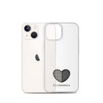 Flickenherz iPhone-Hülle für helle Geräte