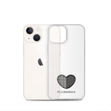 Flickenherz iPhone-Hülle für helle Geräte