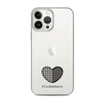 Flickenherz iPhone-Hülle für helle Geräte