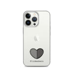 Flickenherz iPhone-Hülle für helle Geräte