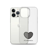 Flickenherz iPhone-Hülle für helle Geräte