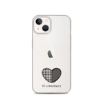 Flickenherz iPhone-Hülle für helle Geräte