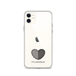 Flickenherz iPhone-Hülle für helle Geräte
