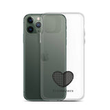 Flickenherz iPhone-Hülle für helle Geräte