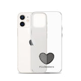 Flickenherz iPhone-Hülle für helle Geräte