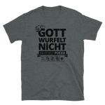 Gott würfelt nicht, er spielt Poker, gray