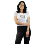 I love Styria Schweindl / Basic Bio-T-Shirt für Damen