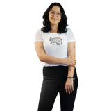 I love Styria Schweindl / Basic Bio-T-Shirt für Damen
