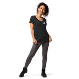 I am from Austria Eng anliegendes Damen-T-Shirt mit V-Ausschnitt