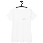 I am from Austria Eng anliegendes Damen-T-Shirt mit V-Ausschnitt
