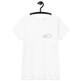 I am from Austria Eng anliegendes Damen-T-Shirt mit V-Ausschnitt