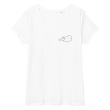 I am from Austria Eng anliegendes Damen-T-Shirt mit V-Ausschnitt