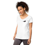 I am from Austria Eng anliegendes Damen-T-Shirt mit V-Ausschnitt